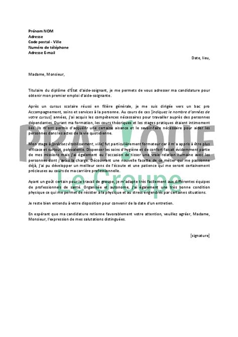 Lettre De Motivation Poste D Aide Soignante Laboite Cv Fr