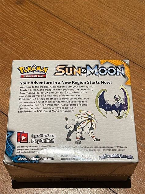 Pokémon Sun and Moon Booster Box Hobbies Toys Toys Games on Carousell