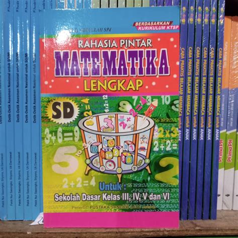 Jual Buku Rahasia Pintar Matematika Lengkap Untuk Sd Kelas Iii Iv V Dan