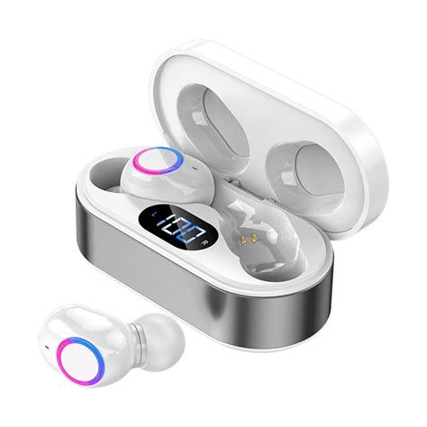 Nghnuifg Bluetooth 5 2 Wireless Headset Ipx5 Waterproof Wireless Bluetooth Earplugs With Digital