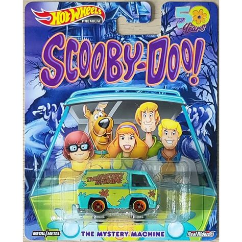 Hot Wheels Premium The Mystery Machine Retro Replica Entertainment Scooby Doo Shopee Malaysia