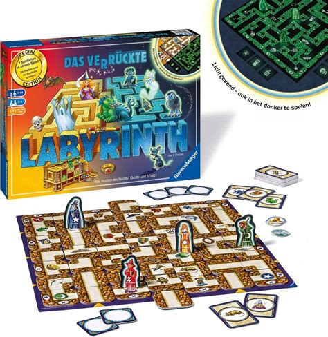 Gra planszowa Ravensburger Labyrinth Świecący Stan powystawowy 86 06