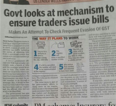 Government Will Issue Gst Bill Books To Traders