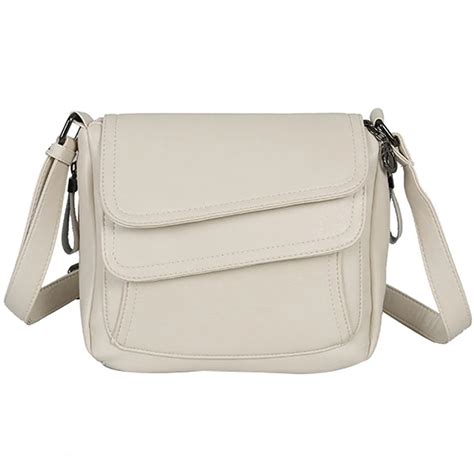 White Summer Bag Leather Luxury Handbags Women Bags Designer Female Shoulder Messenger Bag ...