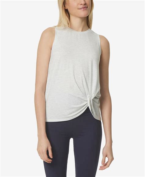 Marc New York Womens Performance Asymmetric Twisted Tank Top Macys