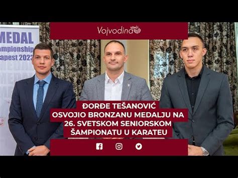 Zrenjaninac Đorđe Tešanović osvojio bronzanu medalju na 26 Svetskom