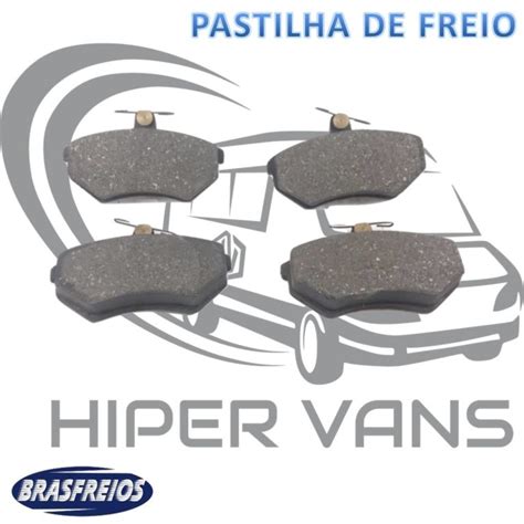 Pastilha De Freio Dianteira Ducato ARO16 Bpn941 Brasfreios Hiper Vans