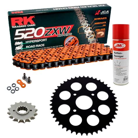 Kit de Arrastre RK 520 ZXW KTM Duke 125 2011 2013 Super Reforzado Piñón