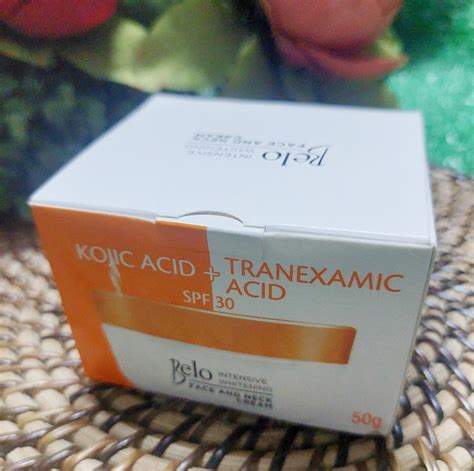 Belo Intensive Whitening Face And Neck Cream Kojic Acid Tranexamic