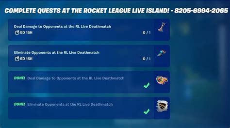 Fortnite x Rocket League: How to complete quests