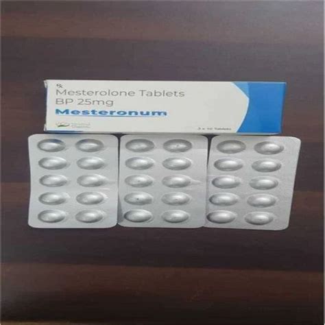 Mesterolone 25mg Tablet BP At Rs 2000 Box In Nagpur ID 26761275155