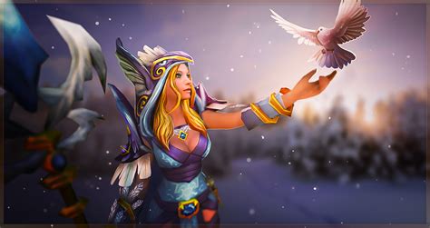 Crystal Maiden Dota 2 Snowdrop