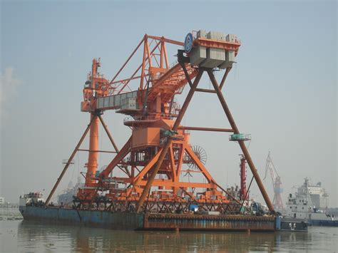 Transport Of Continuous Ship Unloaders Huilai Marine Heavy