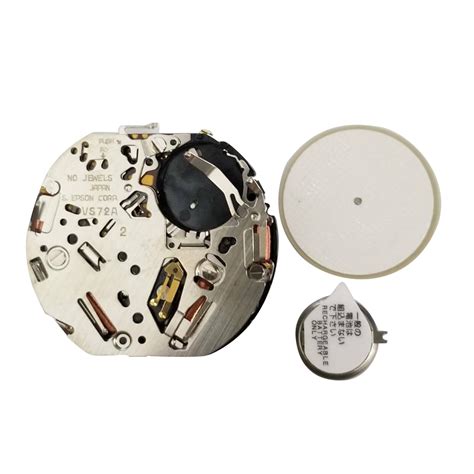 Date Solar Quartz Watch Movement Replacement For Hattori S Epson