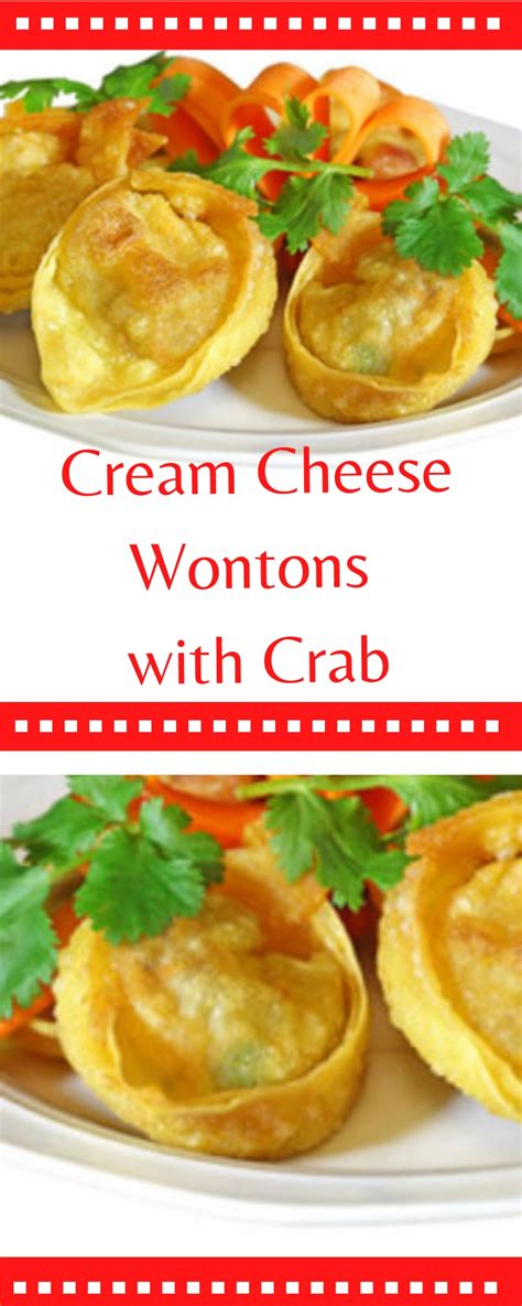 Cream Cheese Wontons With Crab Best Recipe For Crab Wontons