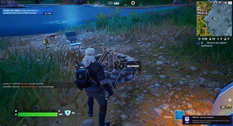 Emplacement feu de camp Fortnite où en trouver pour le défi Éléments