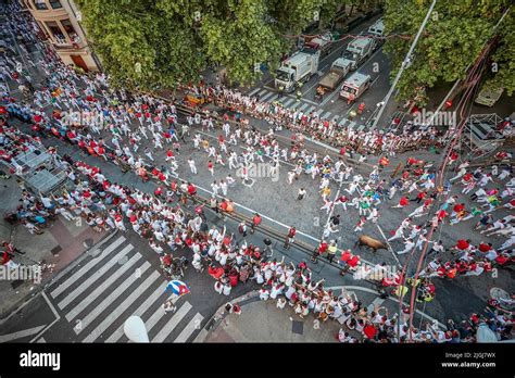 5 stierlauf von pamplona Fotos und Bildmaterial in hoher Auflösung