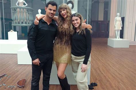 Taylor Lautner and Wife Tay on Working with Taylor Swift: 'She's So ...