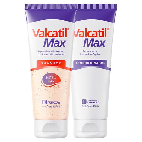 Combo Valcatil Max Repara Y Protege Shampoo Acondicionador Farmacia