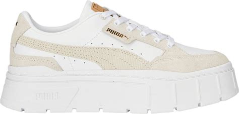 Women Puma Mayze Stack Cord Pristine White 392103 01 392103 01