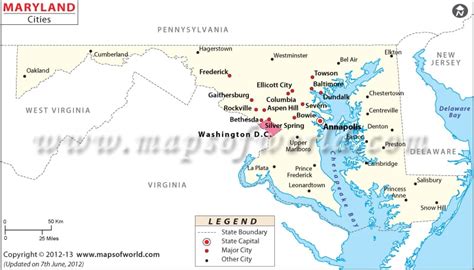 Maryland City Maps | Maps of Maryland Cities