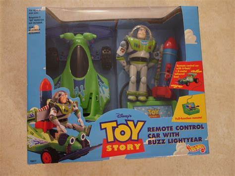 Hot Wheels Disney Toy Story 1 Remote Control Car With Buzz Lightyear 1996 For Sale Online