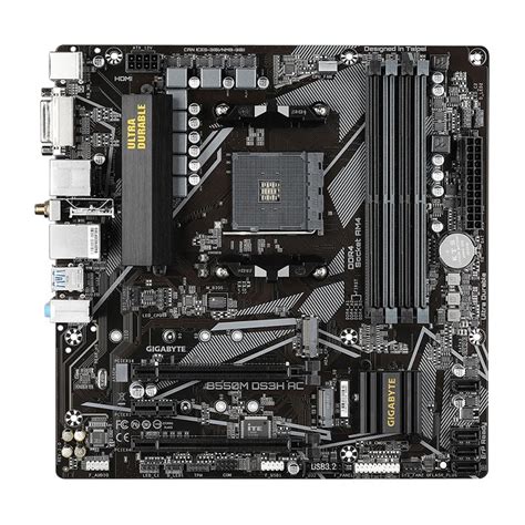 Open Box Gigabyte B550m Ds3h Ac Wifi Am4 Micro Atx Motherboard B550m Ds3h Ac Op Mwave