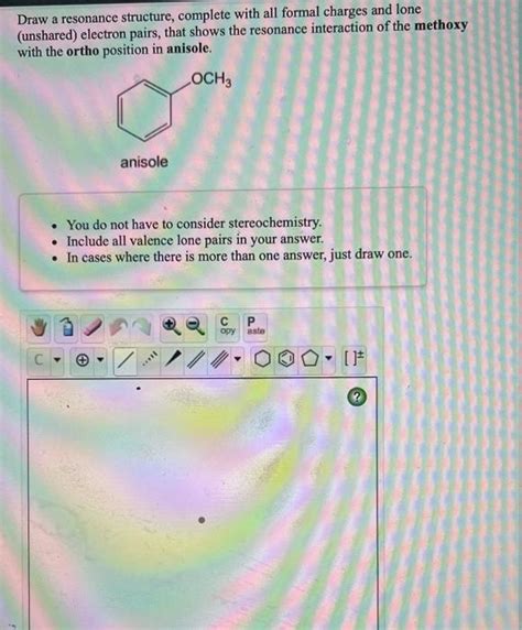 Solved Draw A Resonance Structure Complete With All Formal Chegg