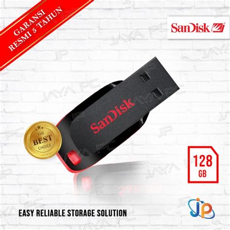 Jual FlashDisk Sandisk CZ50 128GB Flash Disk Cruzer Blade 128 GB Di