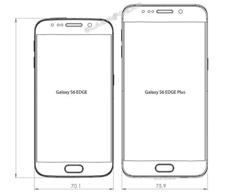 Galaxy S6 Edge Plus Specs Appear In Release Diagrams - SlashGear