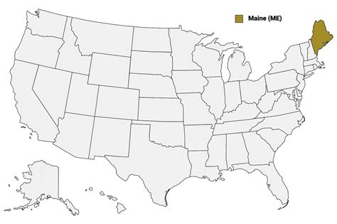 Maine Counties Map | Mappr