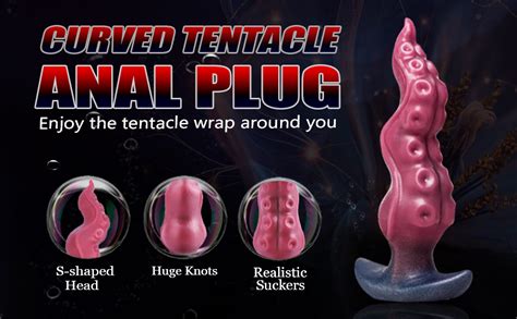 Amazon Gilingirl Tentacle Dildo Anal Plug Silicone Butt Plug For Safe Penetration Adult