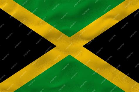 Premium Photo National Flag Of Jamaica Background With Flag Of Jamaica