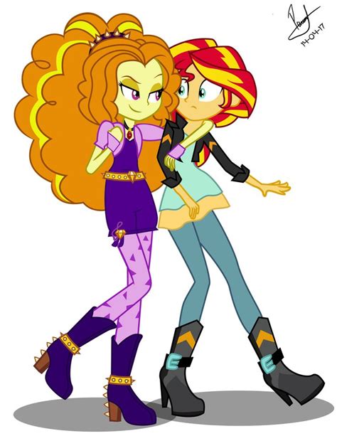 Sunset Shimmer And Adagio By Paulysentry On Deviantart In 2022 Sunset