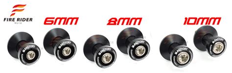 For Aprilia RSV MILLE S R 99 08 04 05 06 07 CNC Black Swingarm Spools