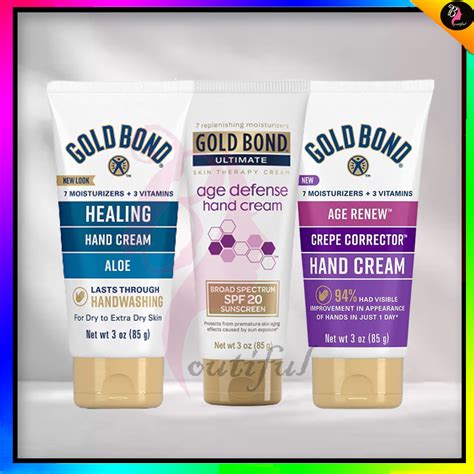 Gold Bond Hand Cream Age Defense SPF 20 Healing Hand Cream Age Renew