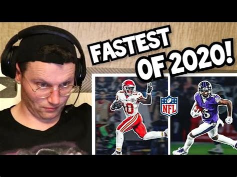 Rugby Player Reacts To The Top 5 FASTEST NFL Players Of 2020 YouTube