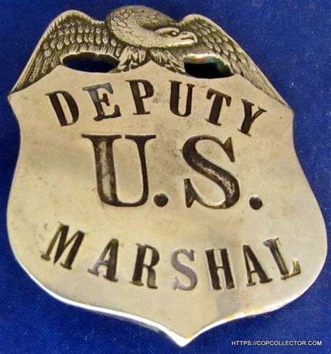 Deputy Us Marshal Badge Langenbacker Reproduction