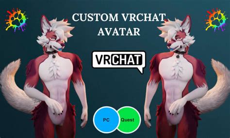 Create Custom Furry Vrchat Avatar Vrc Avatar Furry Nsfw Model Fursona Vtuber