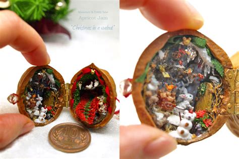 Микромир в грецких орехах: удивительные миниатюрные работы