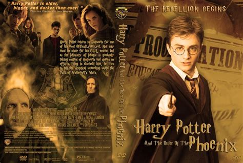 Harry Potter And The Order Of The Phoenix Movie DVD Custom Covers