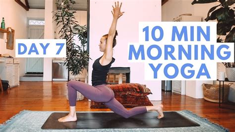 10 Minute Morning Yoga Stretch Yoga To Wake Up ~ Morning Yoga Challenge Day 7 Youtube