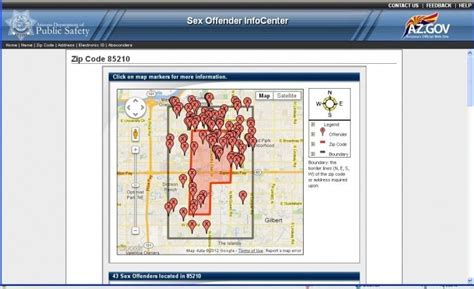 Map Shows Where Sex Offenders Live In Arizona Neighborhoods Public