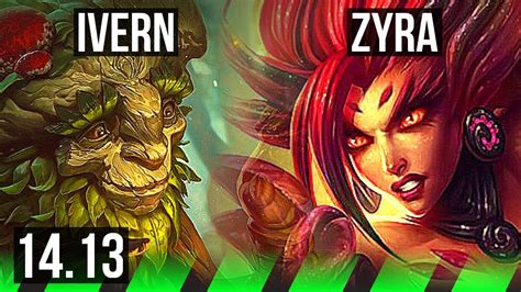 IVERN Vs ZYRA JGL 2 1 24 1200 Games Rank 15 Ivern NA