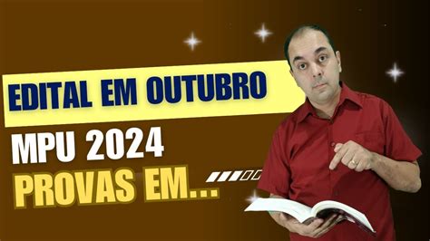 Concurso Mpu Tem Banca Definida E Provas Previstas Para Este Ano Youtube