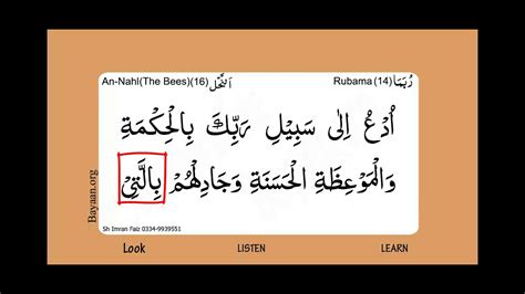 Surah Al Nahl Ayat 125 Piers Rees