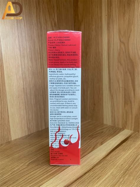 Gel Bôi Trơn Hot Kiss Cherry ml Hương Cherry Adam Shop