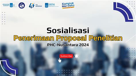 Sosialisasi Penerimaan Proposal Penelitian Phc Nusantara Youtube