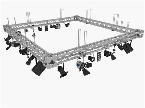 Light Truss 4 3D model | CGTrader