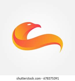 Flaming Eagle Logo Stylized Eagle Bird Stock Vector (Royalty Free ...